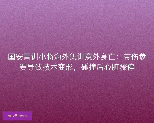 国安青训小将海外集训意外身亡：带伤参赛导致技术变形，碰撞后心脏骤停